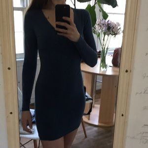American Apparel cotton body con dress